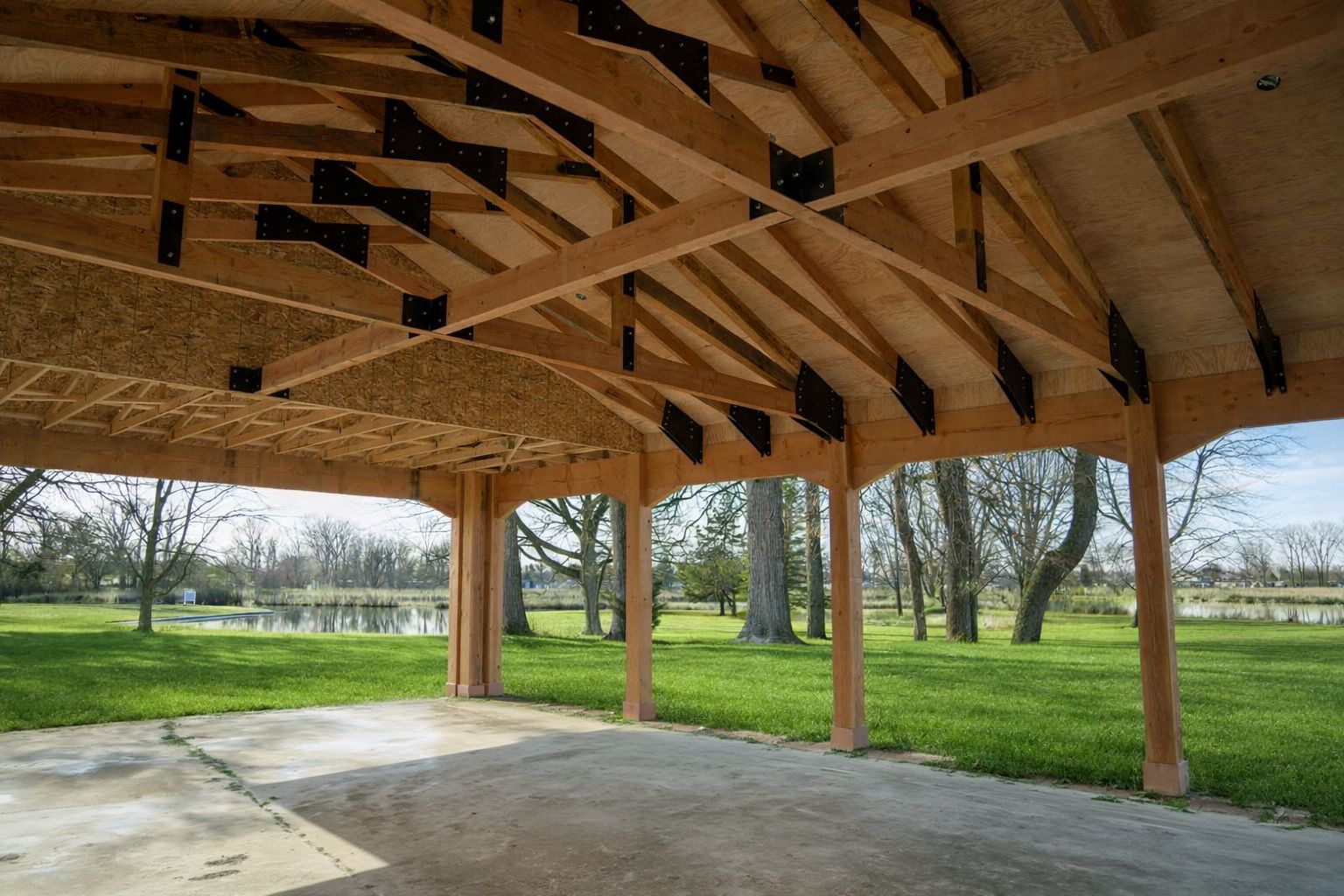 WACF Pavillion in Syracuse, IN - Parks | Sports project by R. Yoder Construction